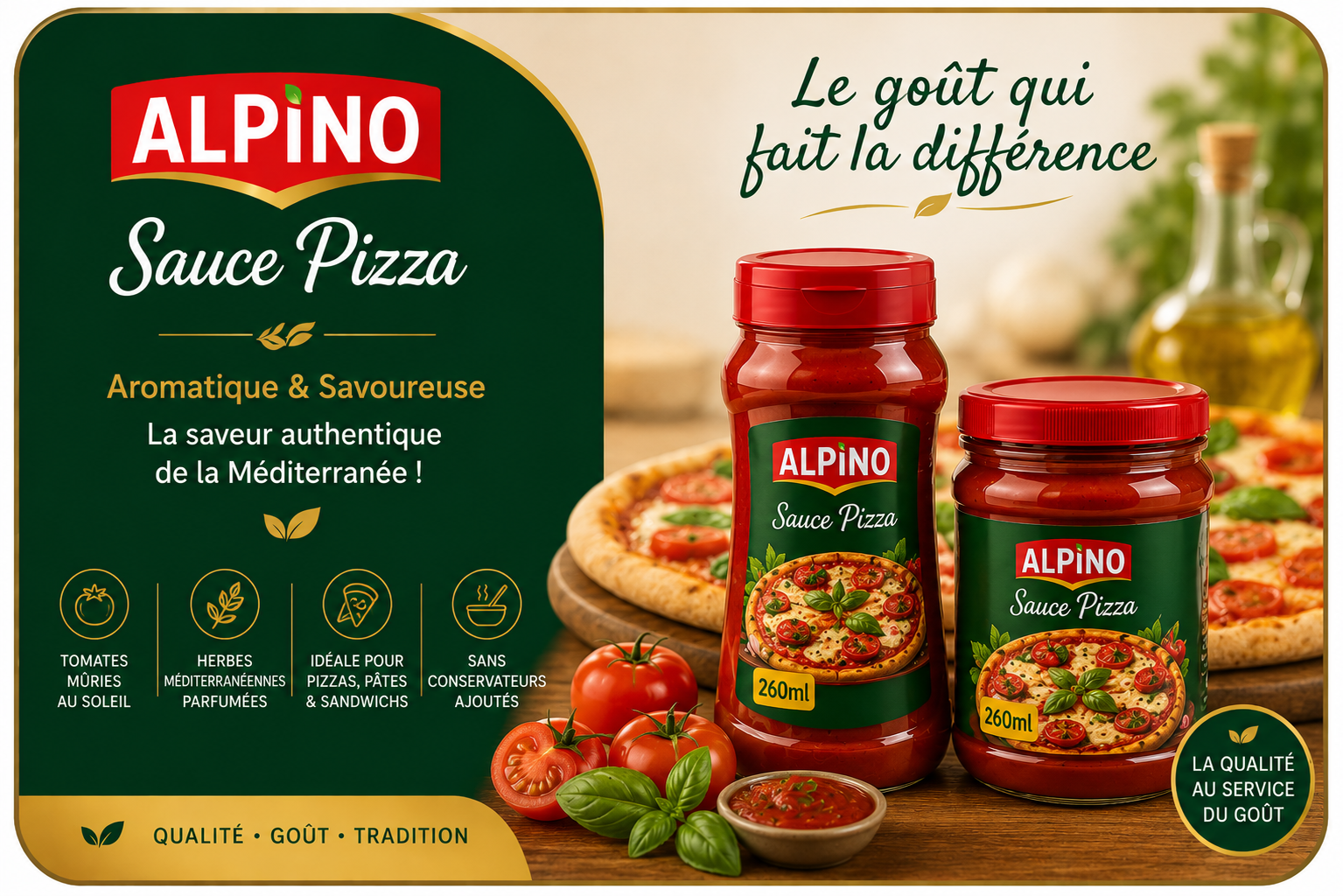 Sauce Pizza ALPINO